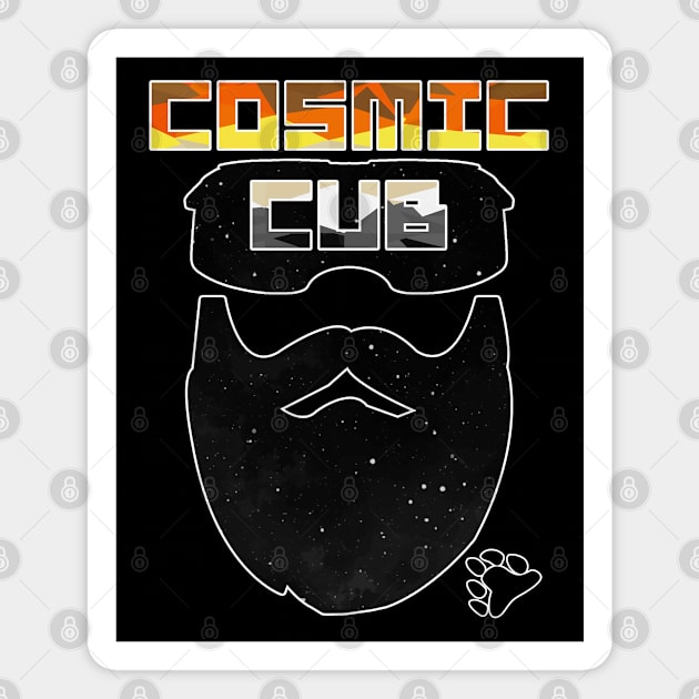 Cosmic Cub #3 Magnet by Darkside77